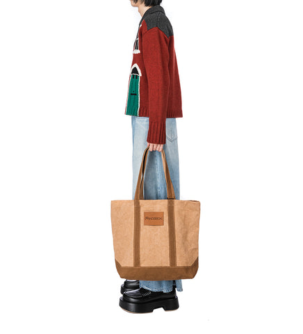 CANVAS TOTE TOBACO