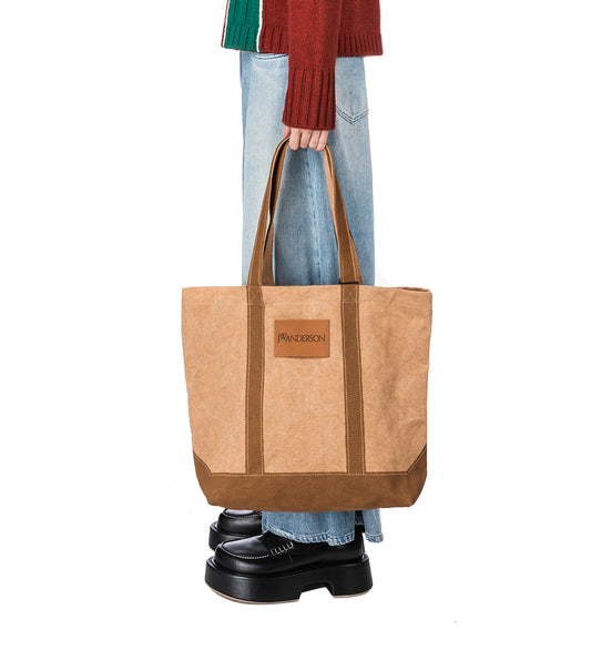 CANVAS TOTE TOBACO