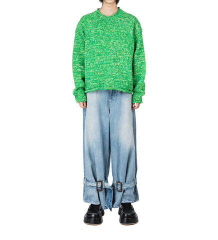 SPACE DYE JUMPER APPLE