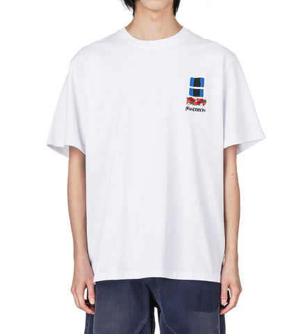 WINDOW EMBROIDERY T-SHIRT WHITE