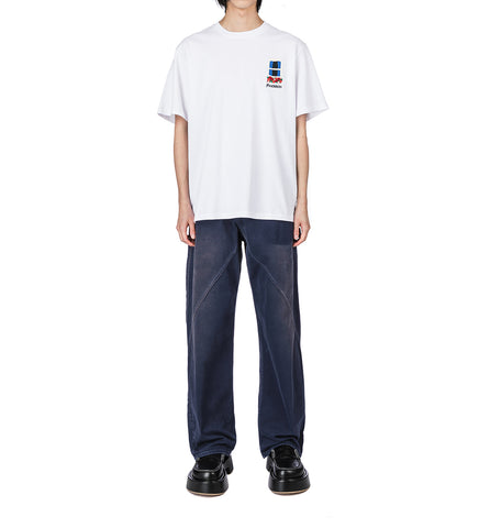 WINDOW EMBROIDERY T-SHIRT WHITE