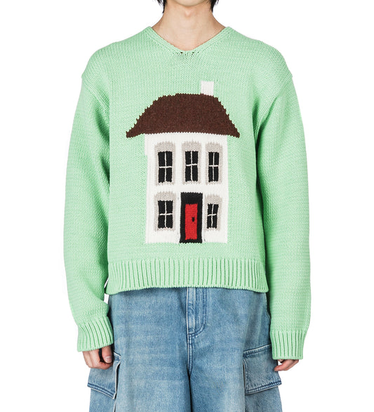 GRAPHIC JUMPER SPEARMINT