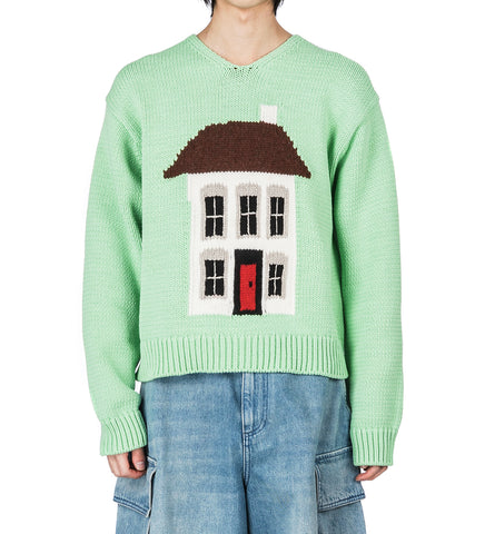 GRAPHIC JUMPER SPEARMINT