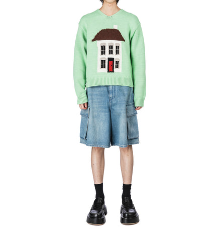 CARGO SHORTS LIGHT BLUE
