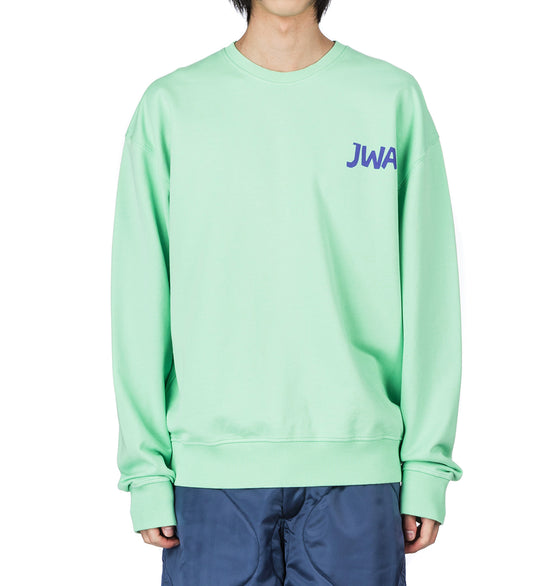 JWA BACK PRINT SWEATSHIRT SPEARMINT