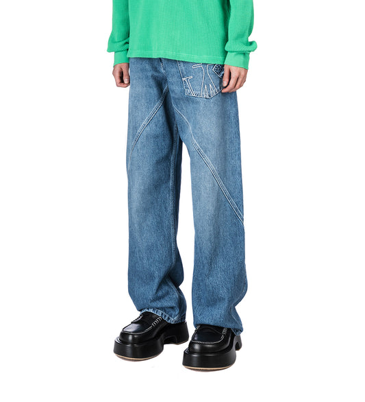 TWISTED WORKWEAR JEANS LIGHT BLUE