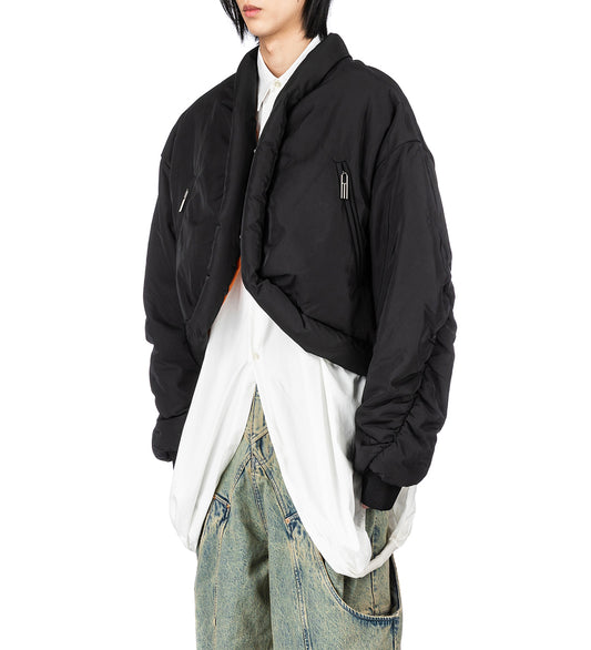 ROTH CROPPED BOMBER EUPHORIC BLACK