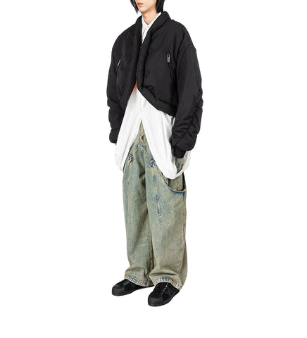 ROTH CROPPED BOMBER EUPHORIC BLACK