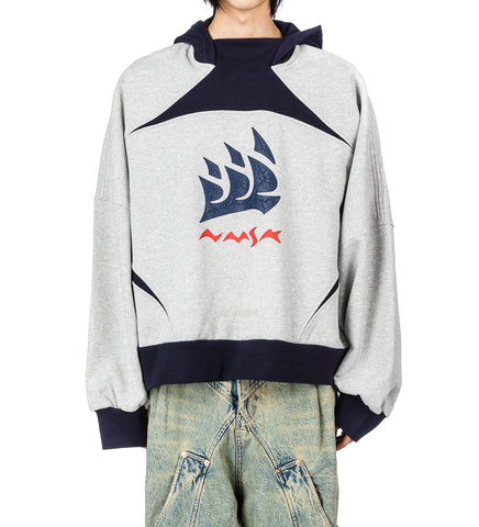 RASHI PULLOVER SAIL HOODIE OYSTER GREY