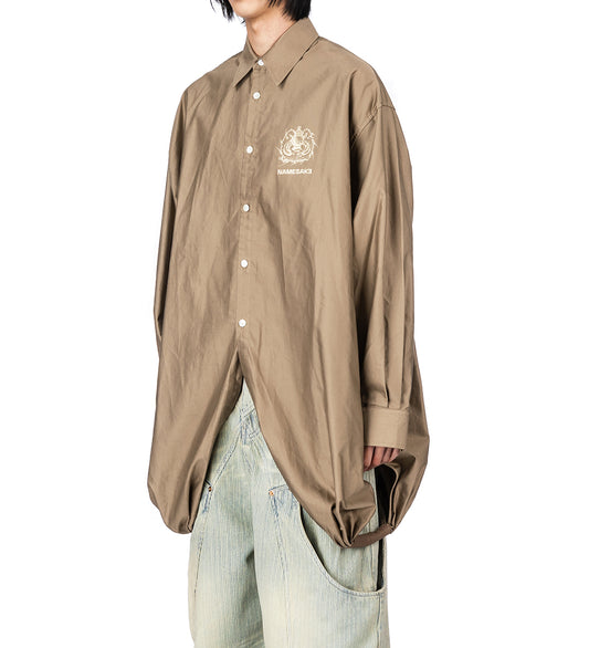 FORD SUSPENDER SHIRT SHIITAKE BROWN