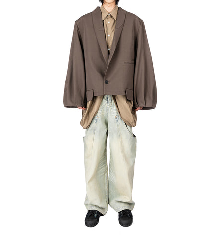 BARBOSA BLAZER SHIITAKE BROWN