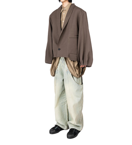 BARBOSA BLAZER SHIITAKE BROWN