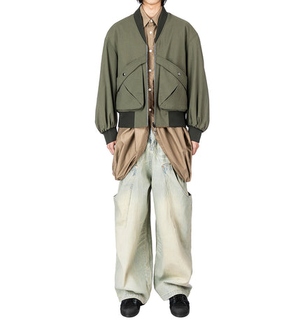 FORD SUSPENDER SHIRT SHIITAKE BROWN