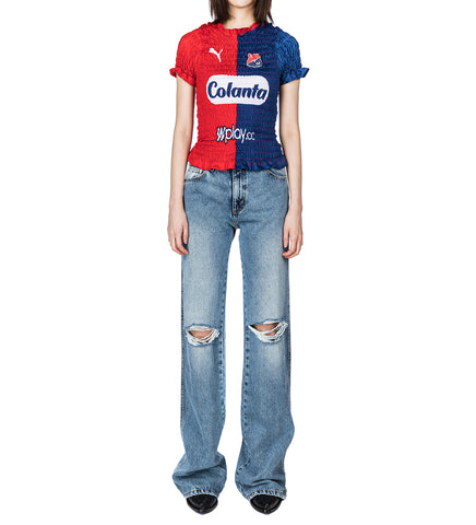 SHIRRED FOOTBALL JERSEY MULTI MEDIUM #3