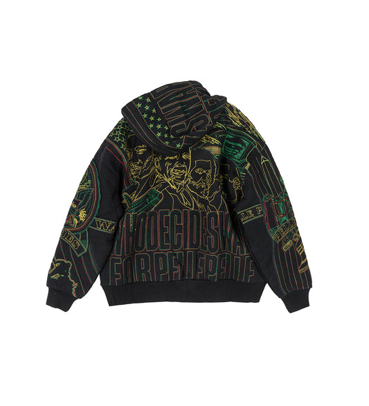 WDW X PELLE PELLE MONUMENT ZIP UP HOODIE MULTI