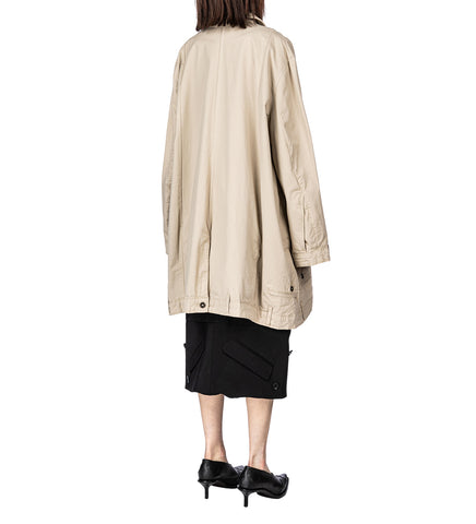 UPSIDE DOWN TRENCHCOAT CHINO BEIGE #1