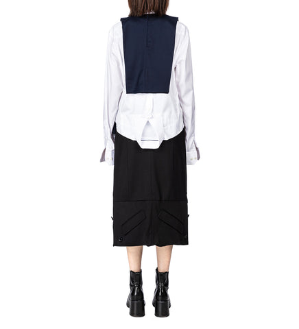 UPSIDE DOWN TROUSER CAPE NAVY