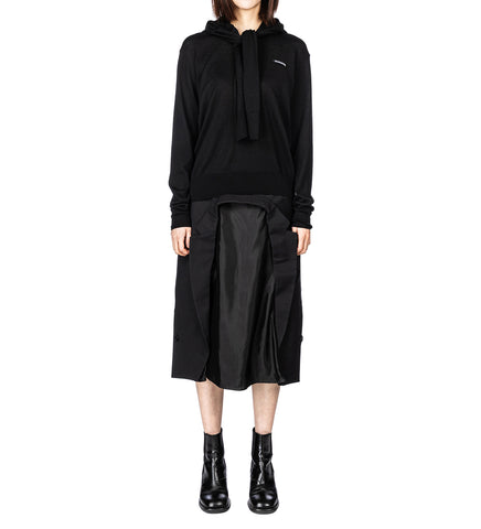 INSIDE OUT BLAZER SKIRT BLACK