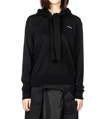 DOUBLE SLEEVE SWEATER BLACK