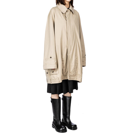 UPSIDE DOWN TRENCHCOAT CHINO BEIGE #2