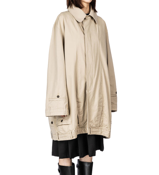 UPSIDE DOWN TRENCHCOAT CHINO BEIGE #2