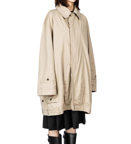 UPSIDE DOWN TRENCHCOAT CHINO BEIGE #2