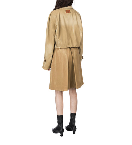 TWILL SKIRT FADAED OCHRE