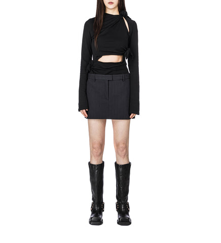 KNOTTED TOP BLACK