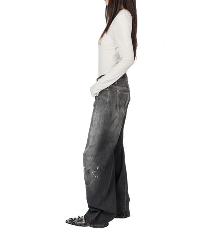 2006F TRAFALGAR LOOSE FIT JEANS BLACK