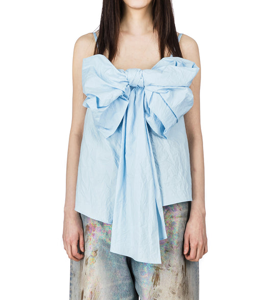 RIBBON BLOUSE LIGHT BLUE
