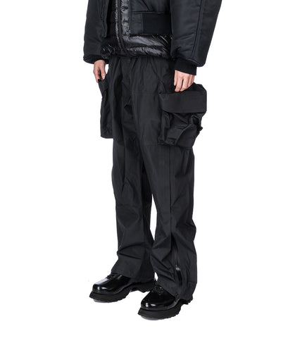 3D POCKET PANTS BLACK