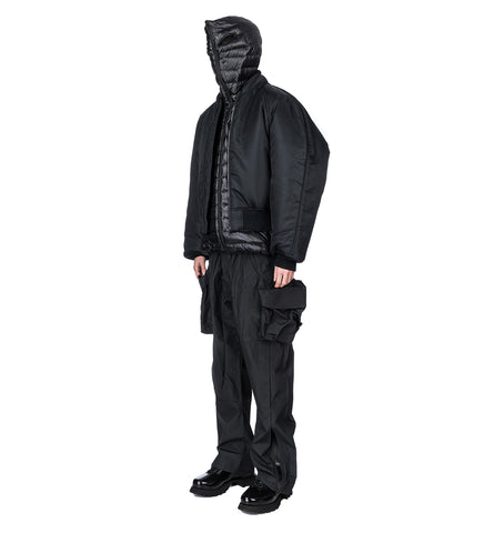 3D POCKET PANTS BLACK