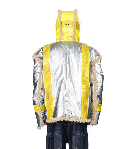 SHERLING FLIGHT JACKET SILVER