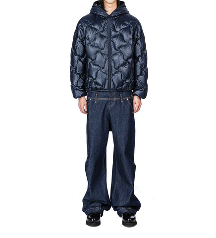 TN1 QUILTED DOWN JACKET NAVY