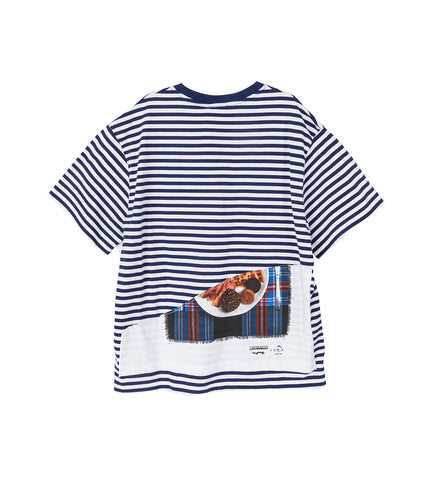 AULD HAG DOUBLE TEE BLUE