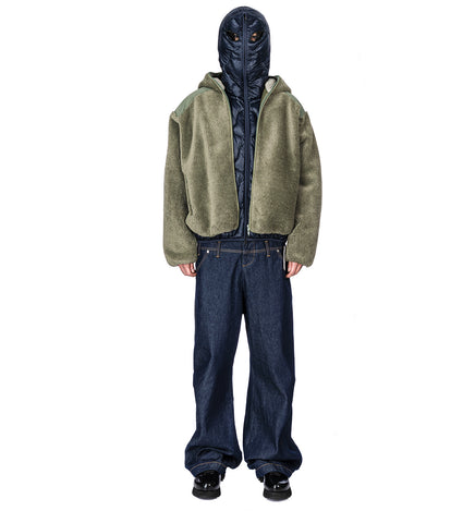 TN1 FLEECE HOODIE GREEN