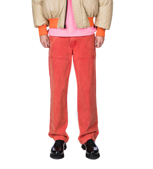 BIKER TROUSERS WATERMELON RED