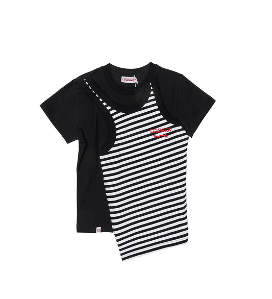 BABY MUSCLE TEE BLACK