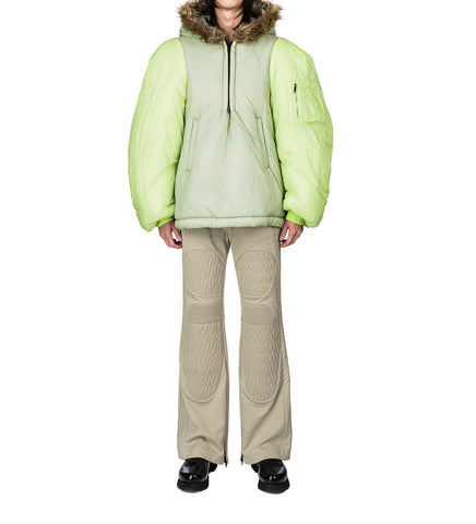 HALF-ZIP ANORAK GREEN