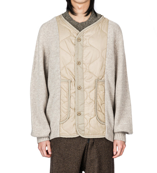 LININGKNITTER CARDIGAN BEIGE