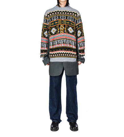 SAKKOBOTTOMSSWEATER MATERIALMIX WOOL UNIQUE #2