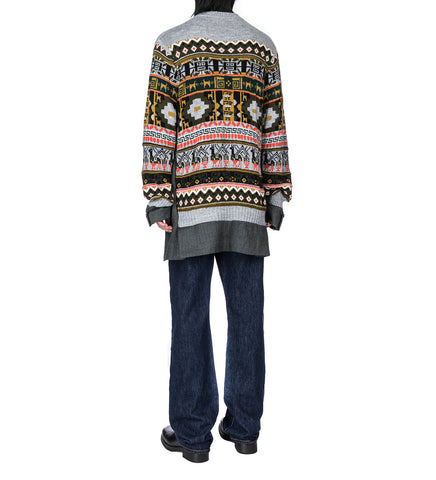 SAKKOBOTTOMSSWEATER MATERIALMIX WOOL UNIQUE #2