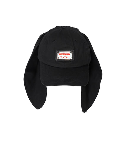 RABBIT EARS CAP BLACK