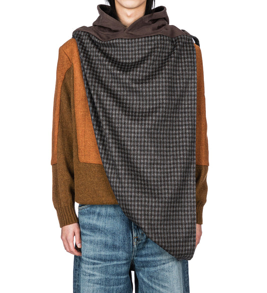 HOODLOOP BROWN/GREY CARRE