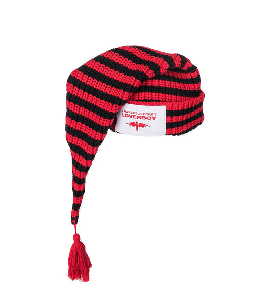 SLOPPY GIUSEPPE BEANIE RED/BLACK