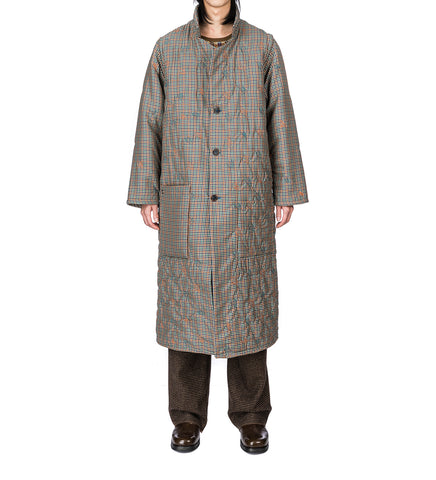 MULTISEASONAL QUILTED WORKCOAT CHECKED