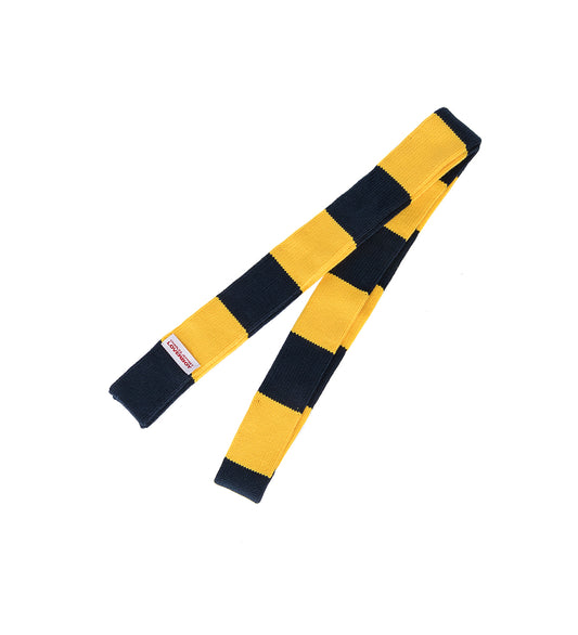 SKINNY SCARF YELLOW/NAVY