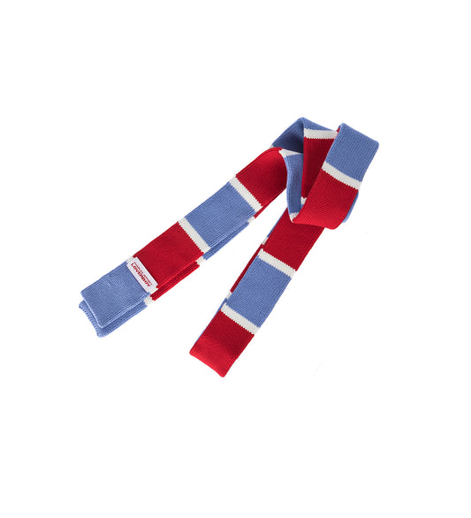 SKINNY SCARF RED/BLUE