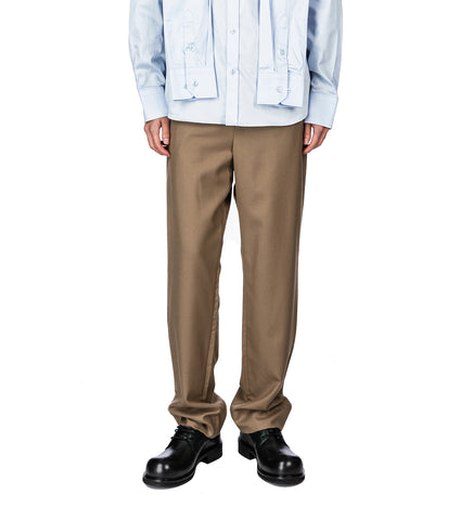 INSIDE OUT WAIST TROUSERS BROWN MEDIUM #1