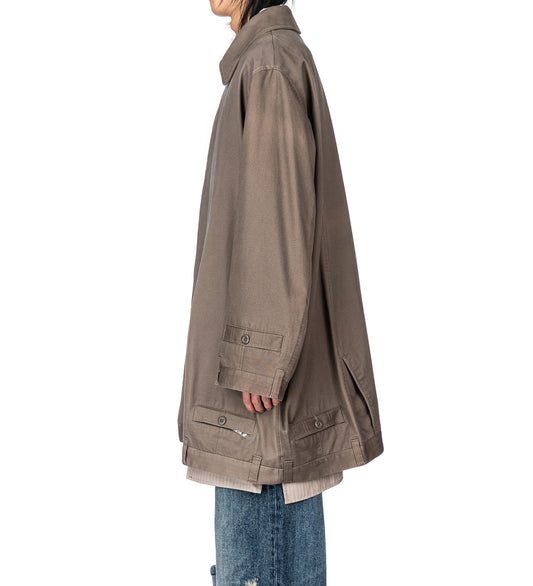 UPSIDE DOWN TRENCHCOAT BEIGE